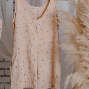 Women Vintage Tulip Romper