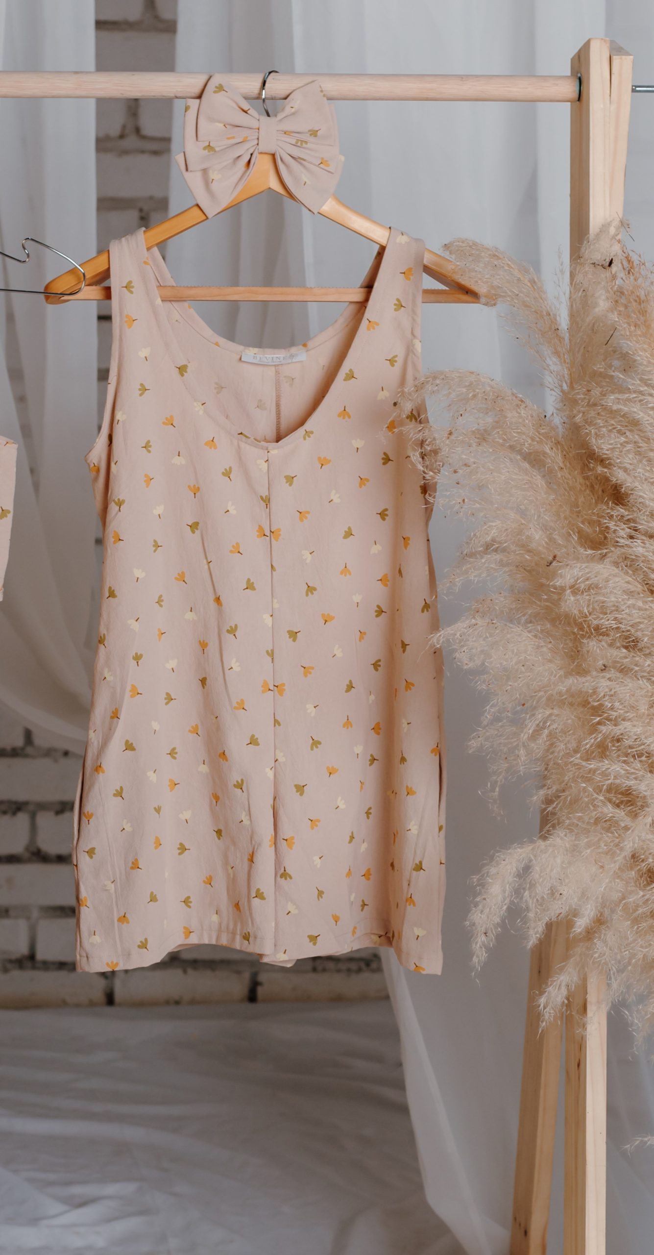 Women Vintage Tulip Romper